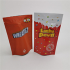 Cbd Candy Gummy Plastikowe torebki Opakowanie Torby Ziplock Do recyklingu z okienkiem