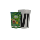 Pusty plastikowy woreczek z folią aluminiową Ziplock Stand Up wielokrotnego użytku zgrzewana ekologiczna herbata zielona