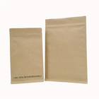Płaskie dno przekąski Biodegradowalne papierowe torby pakowe