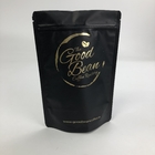 Niestandardowa drukowana matowa czarna folia aluminiowa 250g 1kg z woreczkiem Ziplock Stand Up Coffee Bean Bag