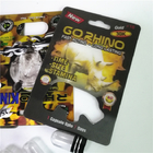Pakowanie tabletek wzmacniających seksualność Rhino Max 150K 3D Blister z pudełkiem papierowym na kapsułkę w proszku