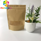 Niestandardowe drukowane brązowe torby papierowe pakowane w papierowe etui na żywność / przekąski