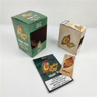 2020 nowy projekt opakowania na cygara Grabba Leaf opakowanie papierowe pudełko tępe liście zestaw do wyświetlania