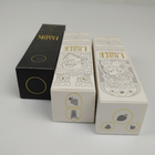 Niestandardowe hurtowe składane małe czarne luksusowe tłoczone na gorąco złote pudełko na prezent kosmetyczne pudełko papierowe