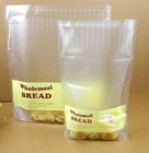 Kremowe żółte przezroczyste woreczki foliowe PE / NY / PET w opakowaniach do żywności chlebowej