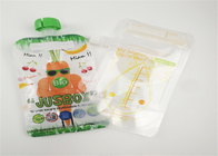 Cyfrowa plastikowa wylewka z nadrukiem do soku jogurtowego Wyciśnij worek do pakowania żywności dla niemowląt