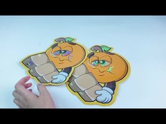 Holograficzny aluminiowy miękki w dotyku 3,5 g do pakowania żywności Torby z mylaru Die Cut Pouches