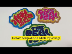 Niestandardowe drukowane, odporne na rozerwanie torebki strunowe 3,5g, odporne na zapachy, zabezpieczone przed dziećmi, jadalne torebki Mylar