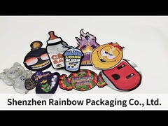 Na zamówienie Drukowane 3,5 g specjalne wyciągnięte nieprawidłowo kształtowane torby Mylar