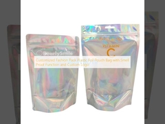 Niestandardowy zestaw mody plastikowa folia worek z funkcją odporną na zapach i logo na zamówienie