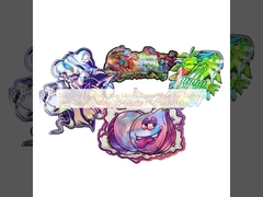 Ściśnięte 3,5 g plastikowe torebki błyszczące zamek Mylar dla zioła gumkowego cukierków opakowania Proof Smell błyszcząca powierzchnia