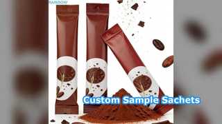 Ekologiczne opakowanie na saszetki z próbkami kosmetyków