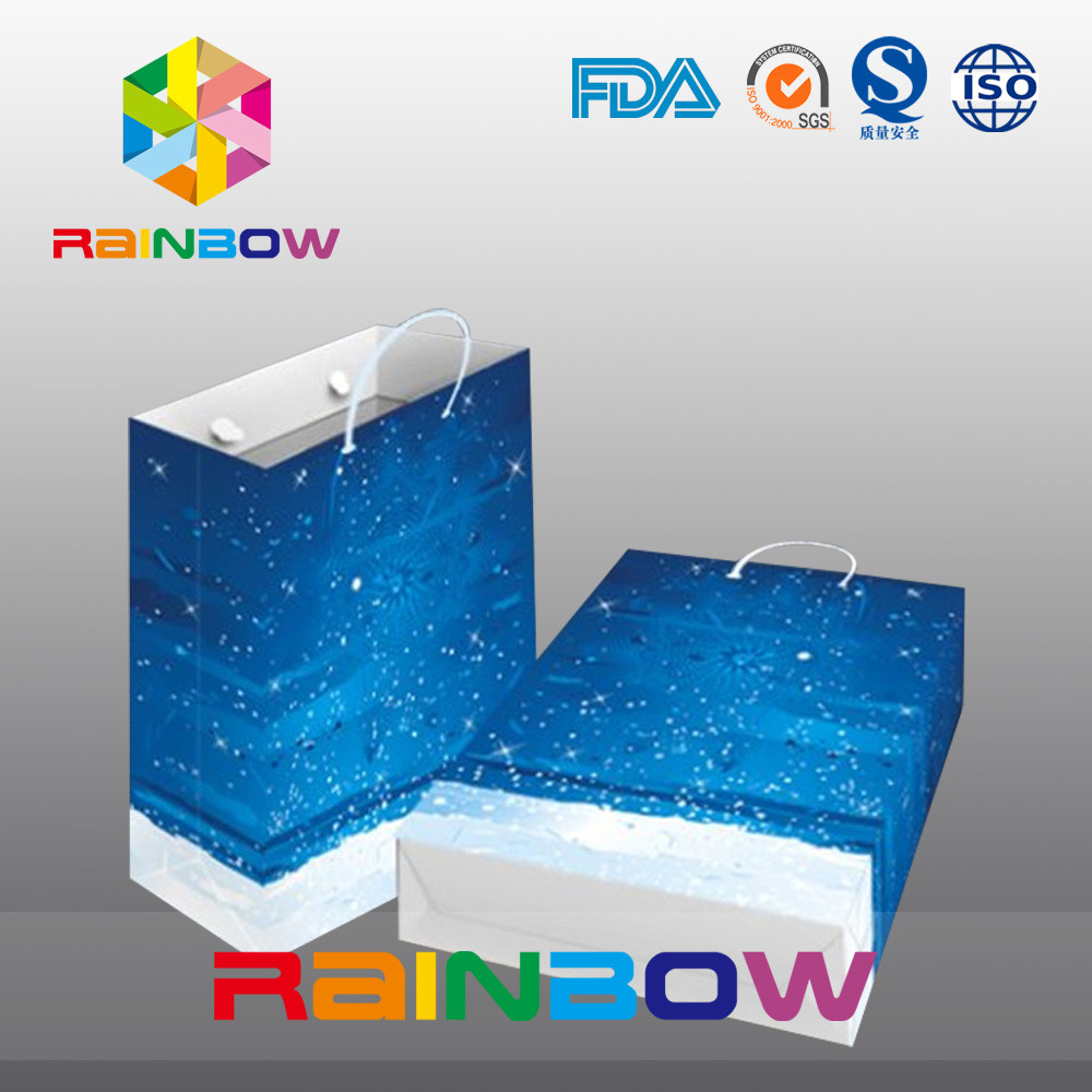 Zjawiskowy projekt Dostosowane torby papierowe z uchwytem na zakupy