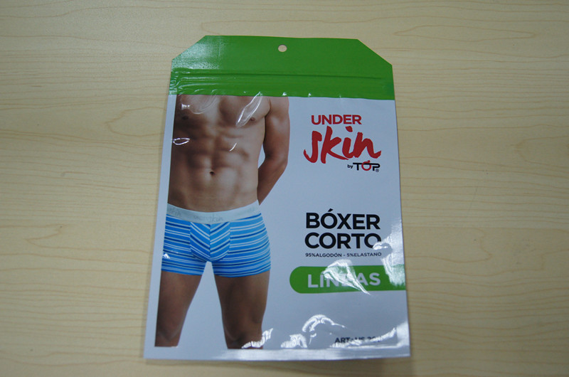 Męska torba na bieliznę Plastikowe torebki Pacakging Noni Etui z zamkiem błyskawicznym