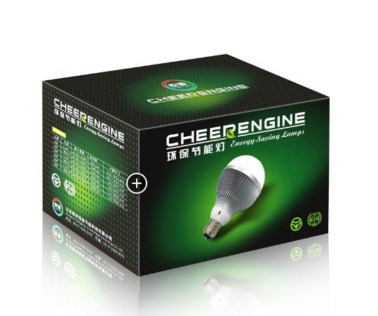 Ekologiczne pudełko z papieru na żarówkę z niestandardowym nadrukiem Logo