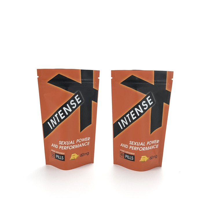 Dostosowane torby CBD Stand Up Doypack Matowa folia aluminiowa Baggies Opakowanie na żywność