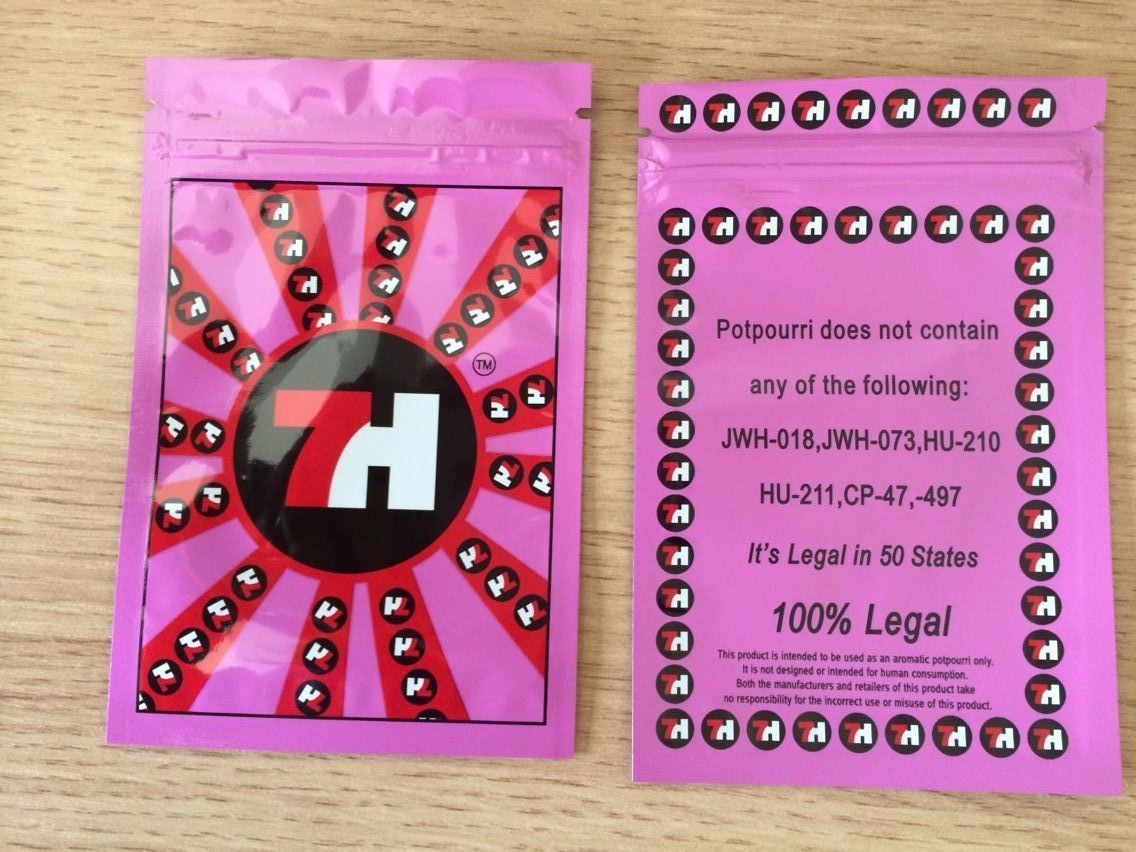 Folia aluminiowa Potpourri Herbal Incense Packaging With Zipper and Tear Notch