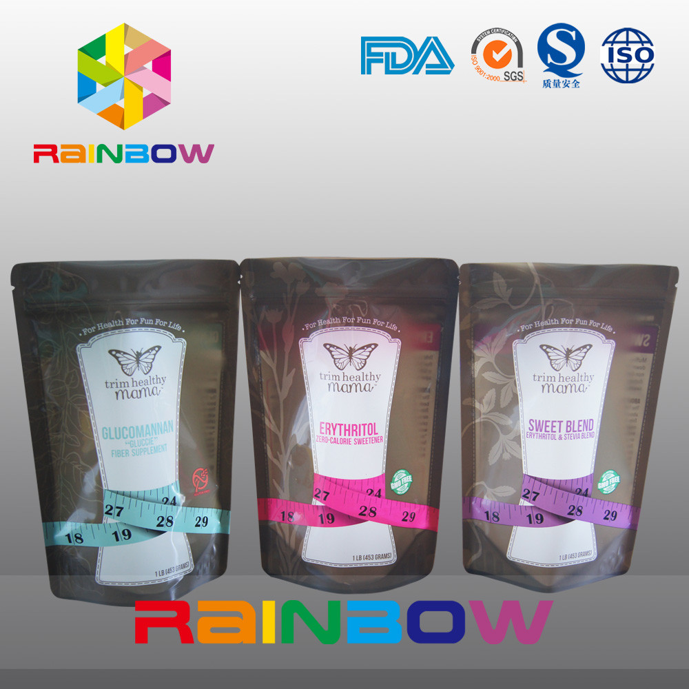 Plastikowe torby z klapką na dole dla opakowań cukier / słodycze / przyprawa