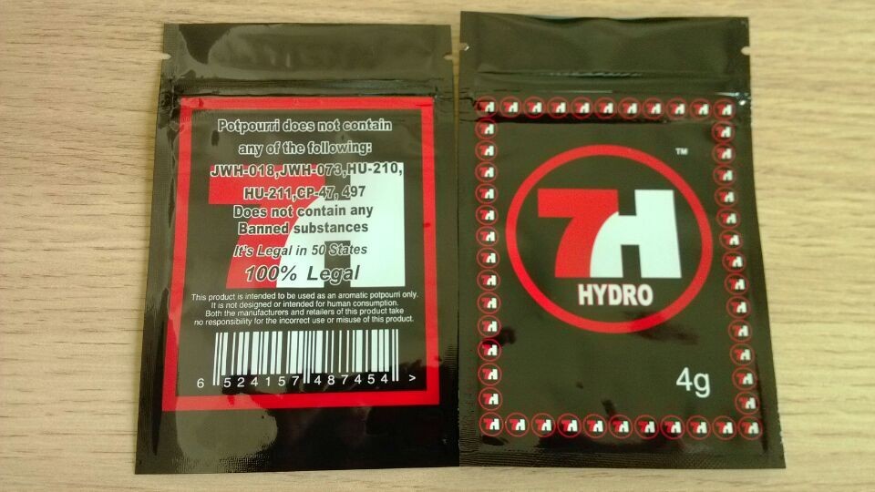 Opakowanie z tworzywa sztucznego Fair Legal w torebce na zioła 7H Kush / Hydro