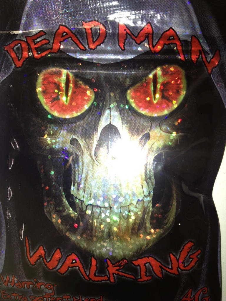 Dead Man Walk Foil Herbal Incense Packaging / Research Chemcial Powder woreczki