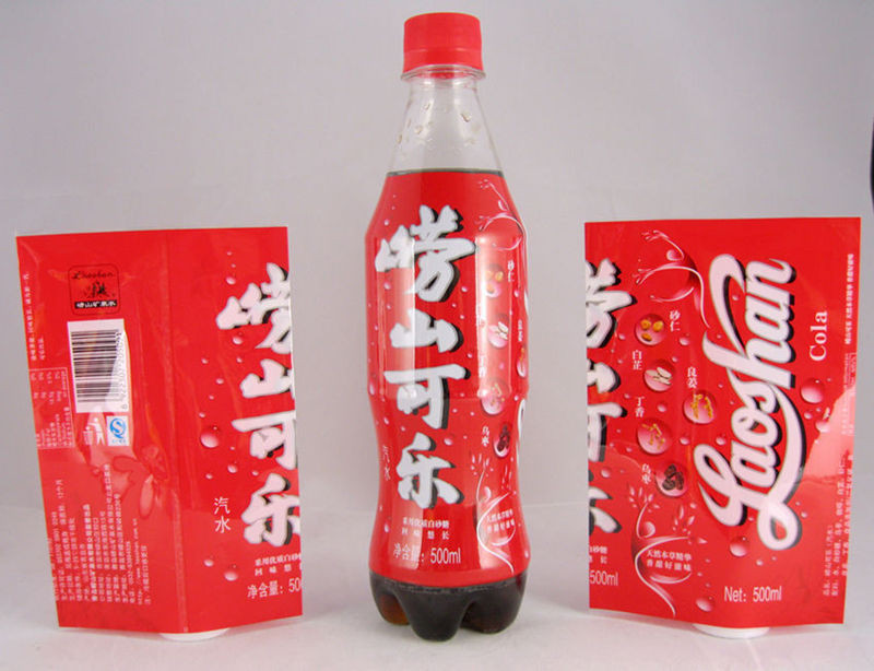 Etykiety termokurczliwe na napoje Body PVC / PET Shrink Wrap Cut