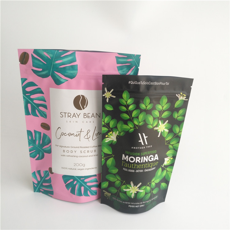 Kawa CBD Stand Up Mylar Bags 3,5 g Plastikowy PE o grubości 50 - 200 mikronów