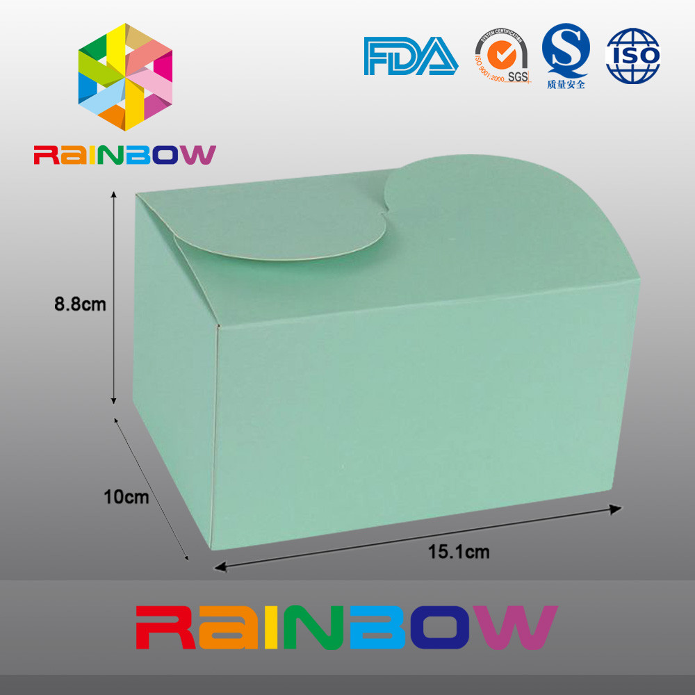 Green Kraft Paper Box do pakowania prezentów, niestandardowego drukowania i wielkości