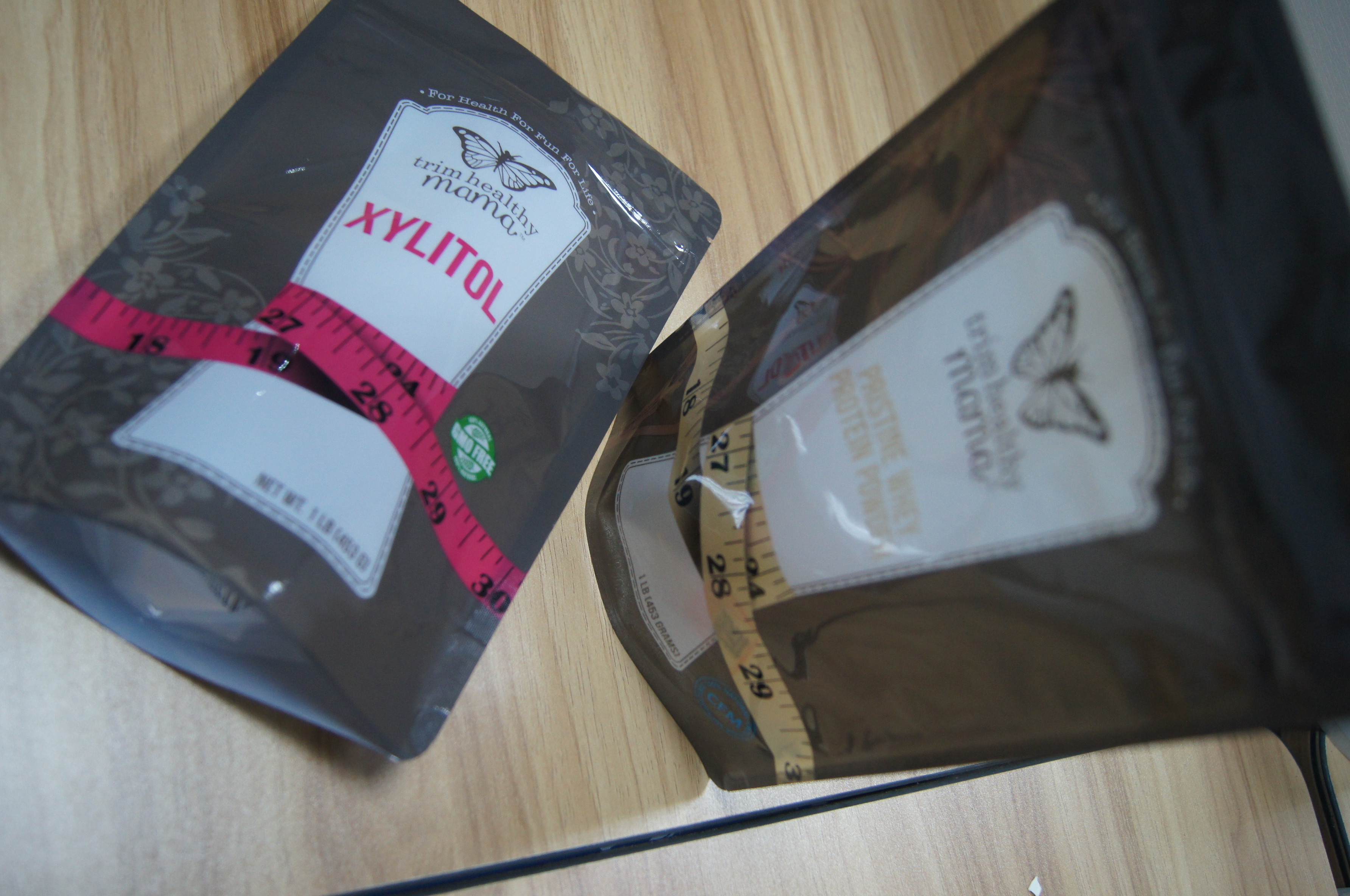 Stand Up Plastic Protein Powder / Sugar / Sweetener Opakowanie niestandardowe Ziplock