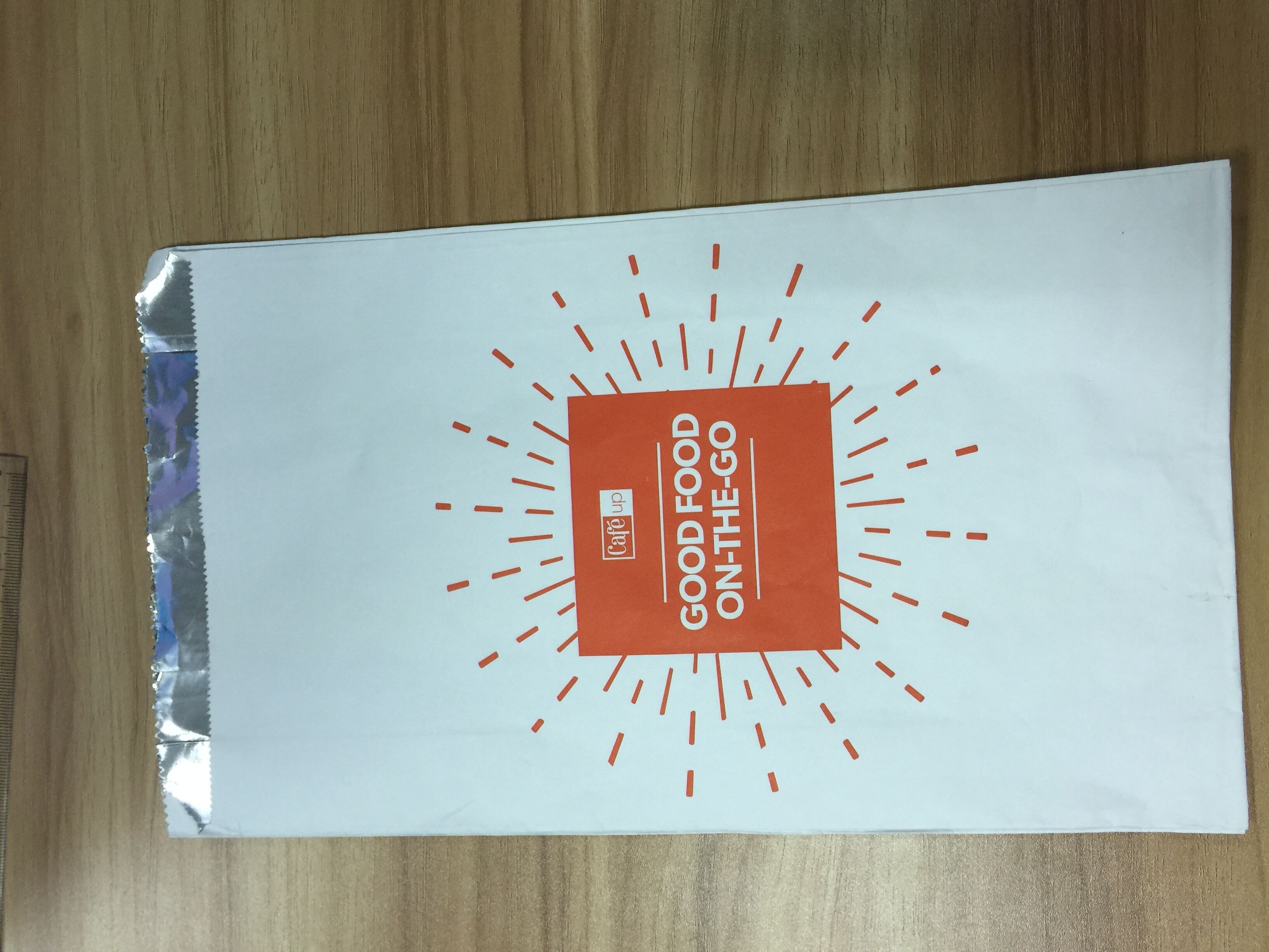 Kraft Paper Line Foil Inside Pieczone kurczaki Torby na spersonalizowany design