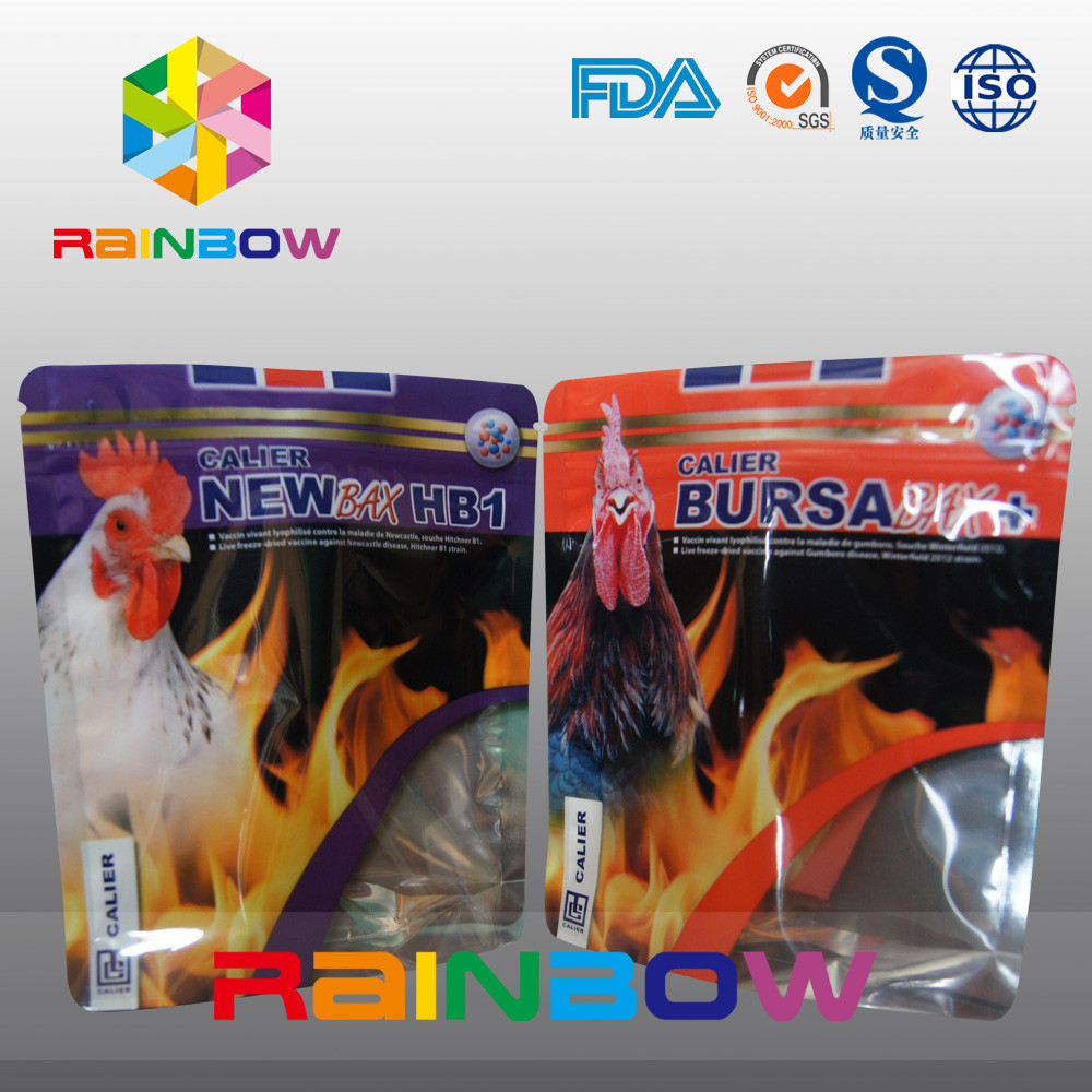 Stand Up Zpilock Pet Food Pouch Folia aluminiowa Animal Tukey Food Bag