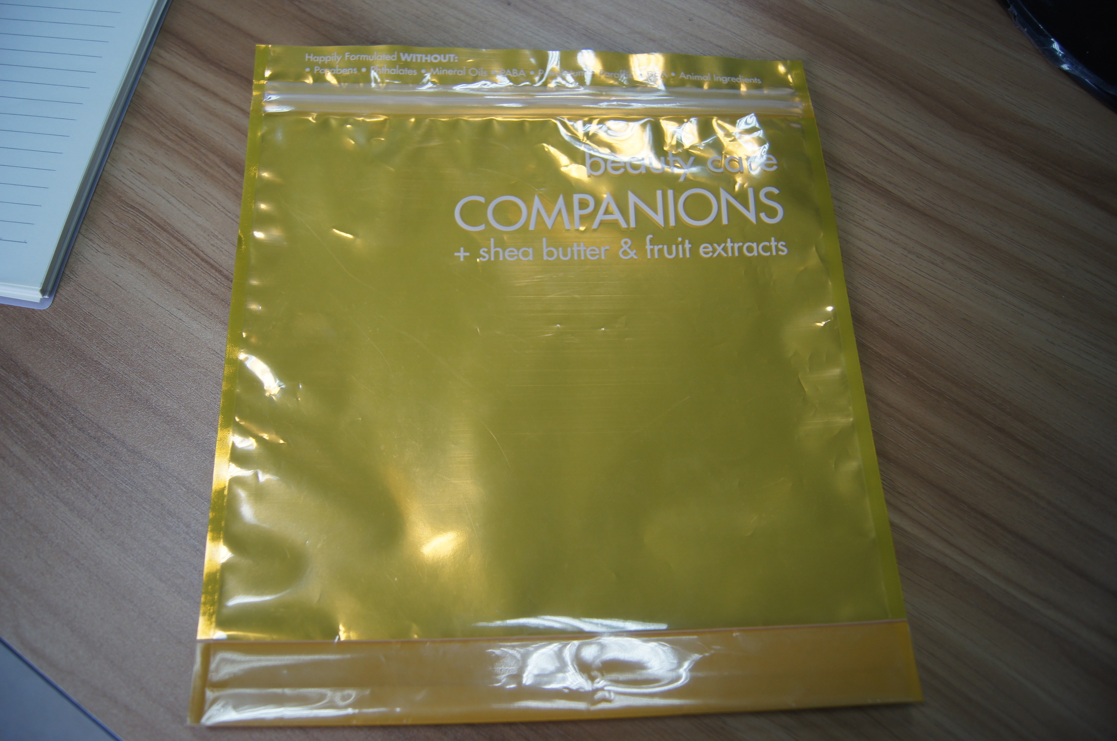 Przezroczysty wyświetlacz z przodu Plastikowa torba kosmetyczna z zamkiem