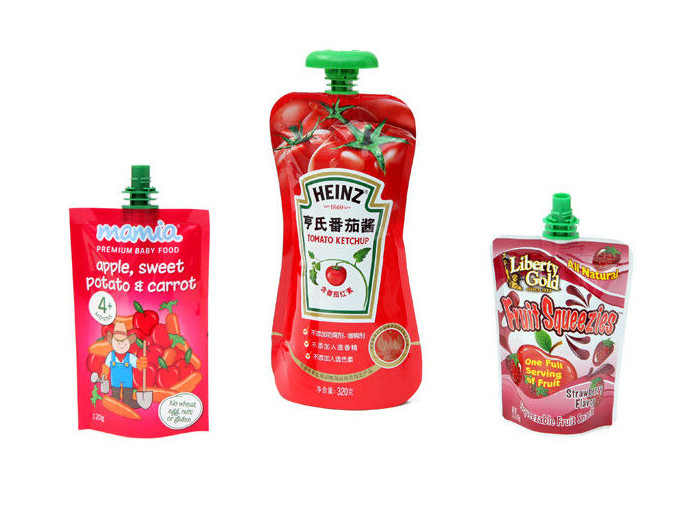 Woreczki z płynnego plastiku Opakowania do picia / Elastyczne etui doypack