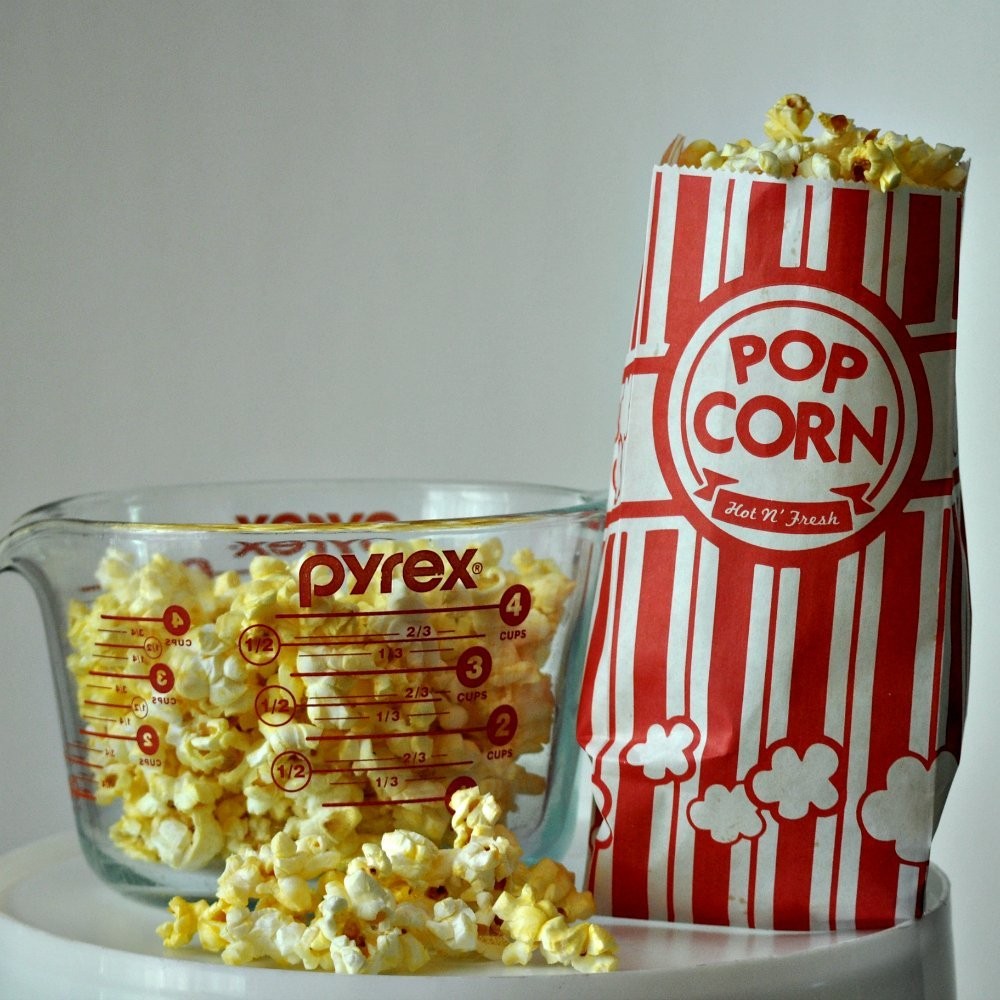 Carnival King Paper Popcorn Bags Dostosowane torby papierowe 1 Uncja Pack of Red And White