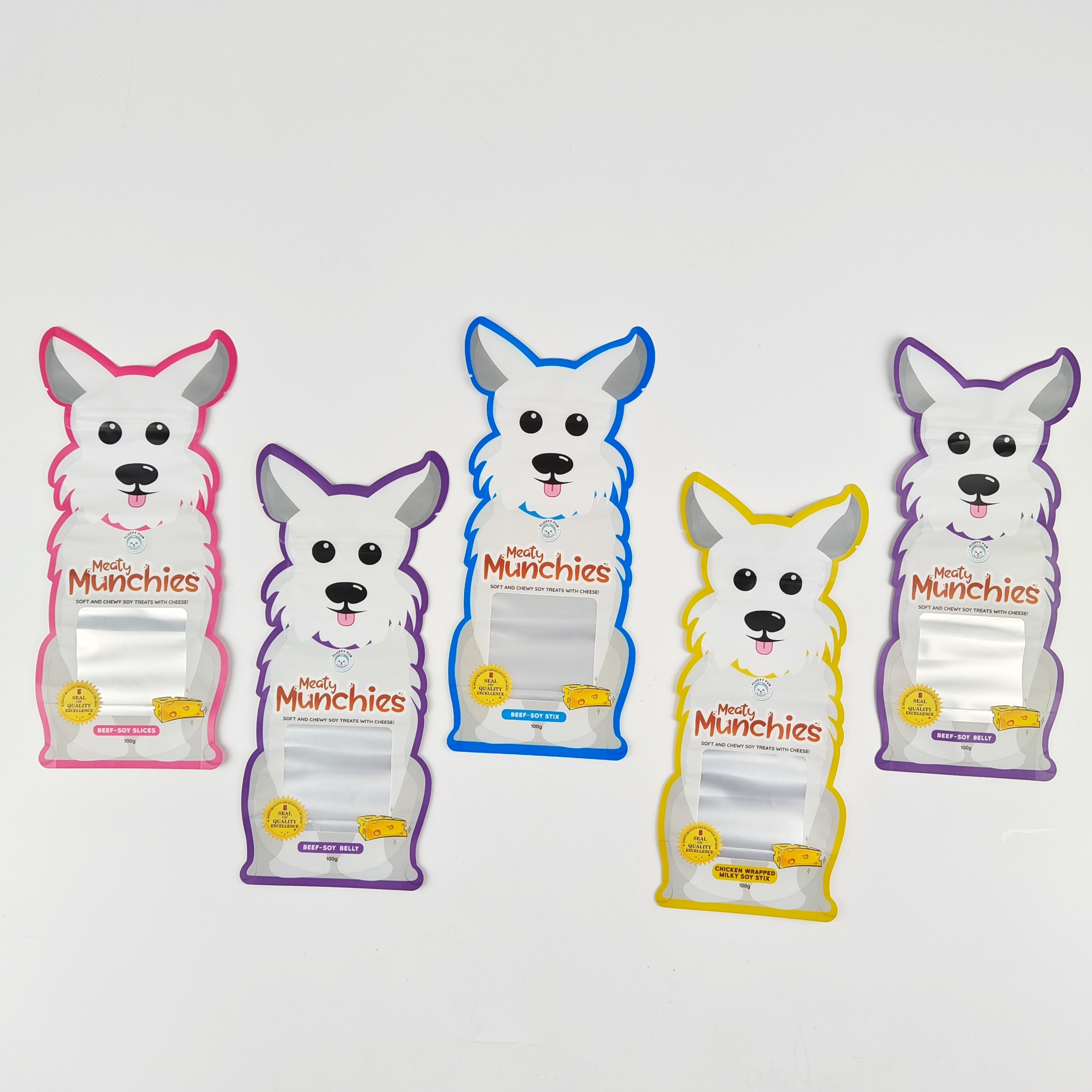 Zabezpieczone przed dziećmi torby stojące Ziplock Mylar 3,5 g Specjalna wykrojnik o grubości 50 - 200 mikronów