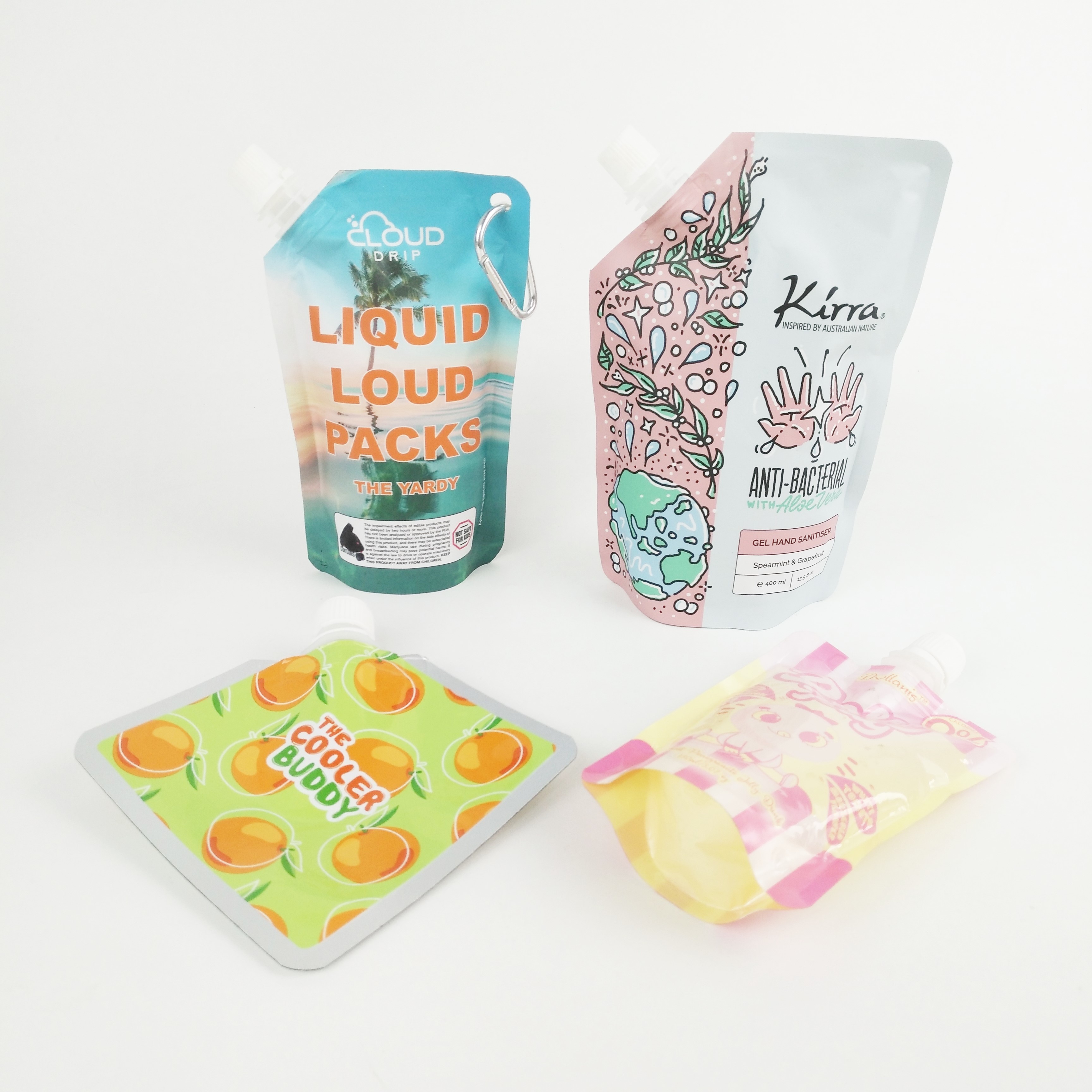 Niestandardowe opakowanie na wylewkę szamponu Kosmetyczne wylewki płynne stojące woreczki