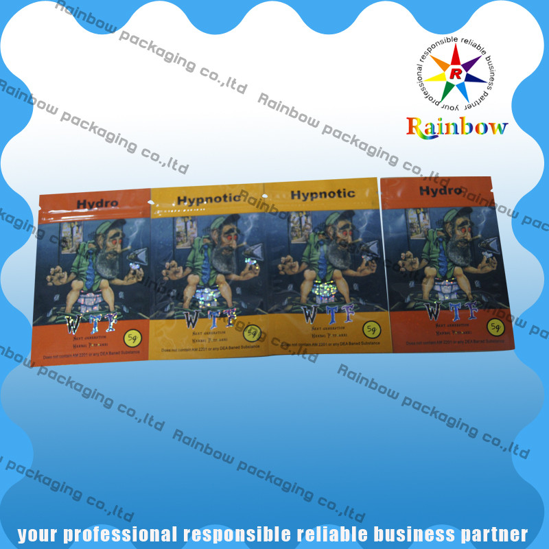 Kolorowe plastikowe torebki, kadzidełka z ziplockiem