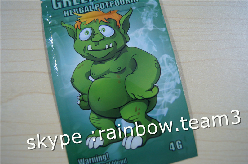 Ziołowy worek kadzidła / trzy boczne uszczelnienie worek na suwak / niestandardowe ziołowe kadzidełka dla 1g / 2g / 3g / 4g / 5g saszetka torba na proszek