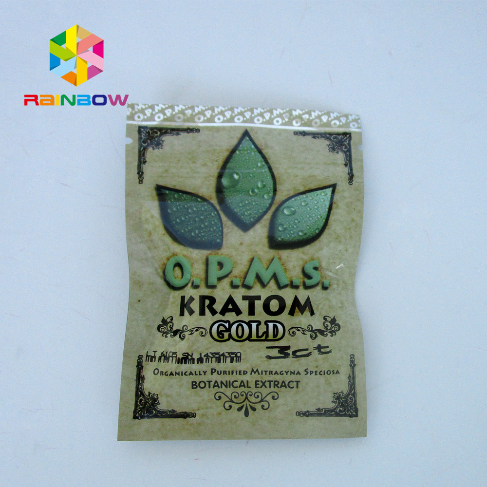 Kratom Ziołowa torba na kadzidełka z zamkiem błyskawicznym, ziołowa torba na kadzidełka