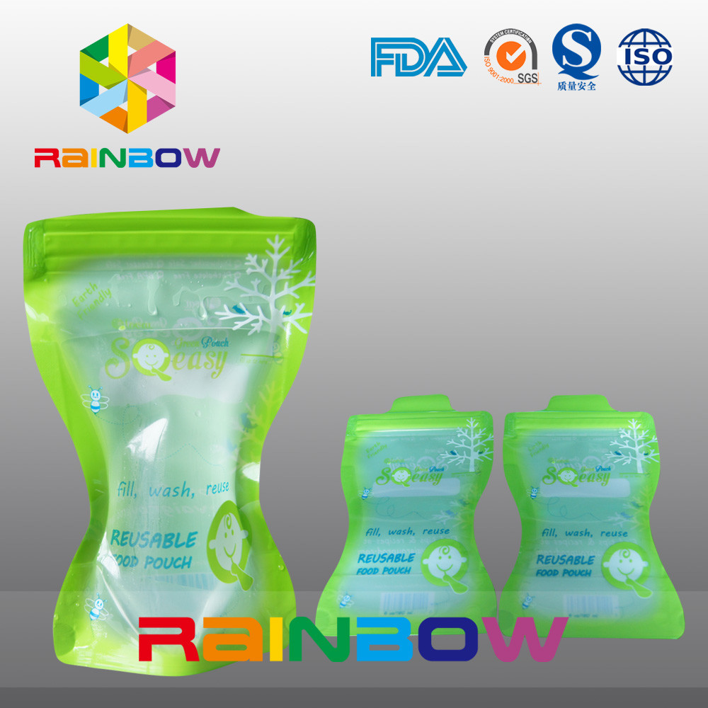 Opakowanie woreczków z płynną wylewką, podstawka dziecięca z wylewem