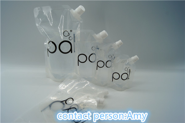 Biodegradowalny podwójny zamek 200 ml wylewka etui PET / NY / PE