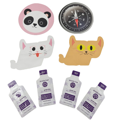 Niestandardowe drukowane wycinane worki mylarowe 1g 3,5g 7g 14g 28g Odporne na dzieci do ciasteczek