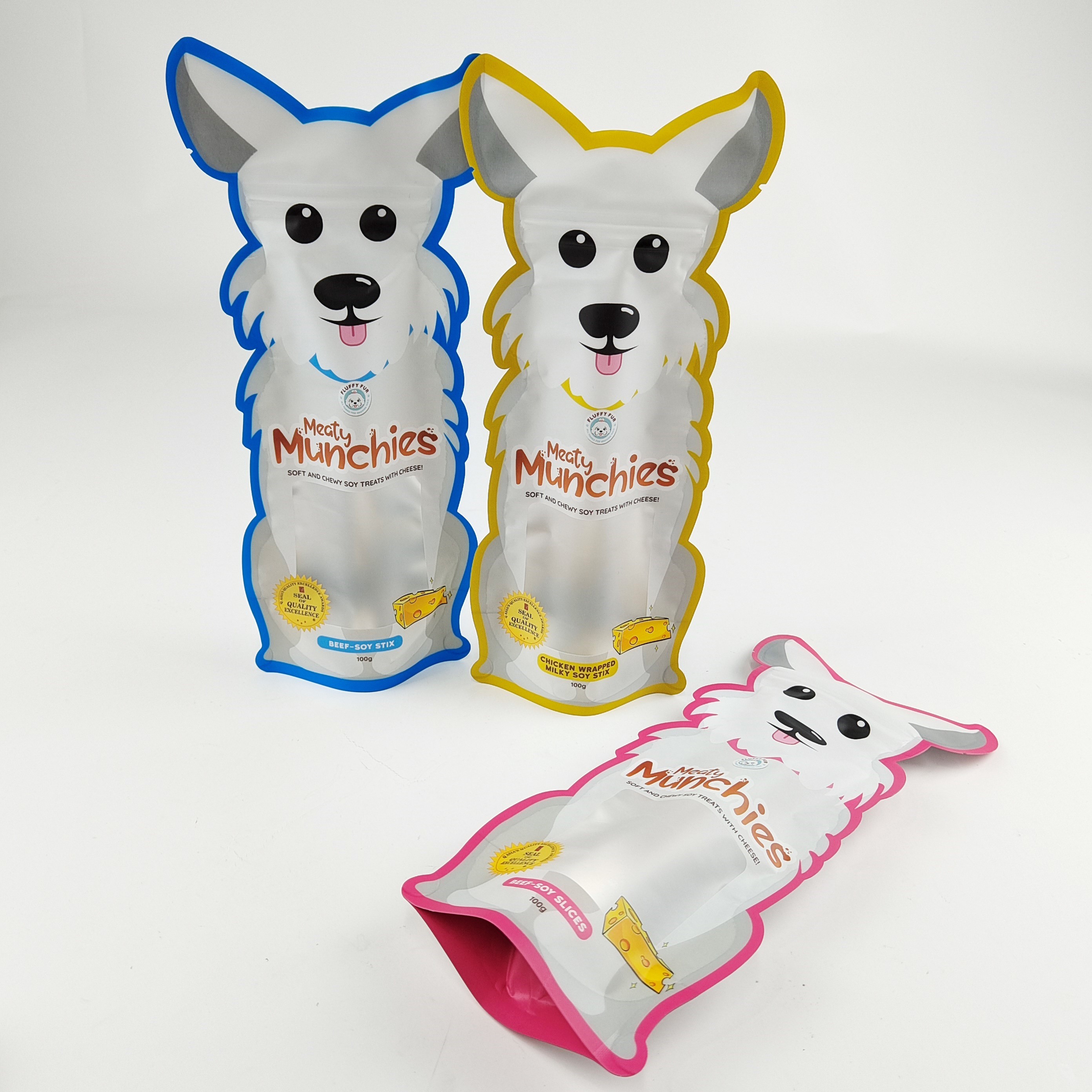 Wycinana mała, zamykana, odporna na zapach torba 3,5 g Cookie Mylar Torebki na żywność