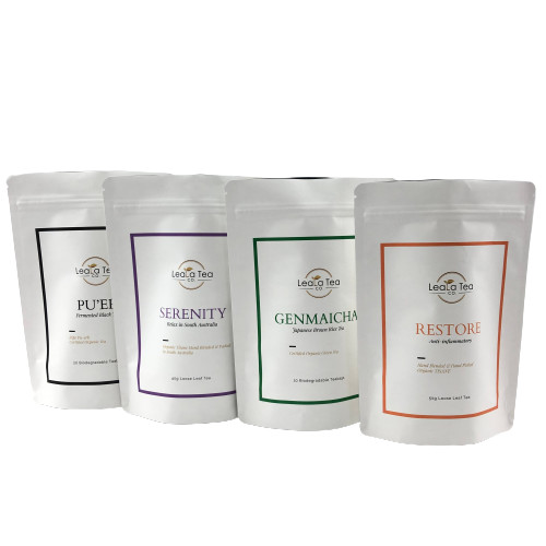 Niestandardowe logo Białe ziarna kawy Herbata Mylar Torby z folii aluminiowej Odporne na zapachy