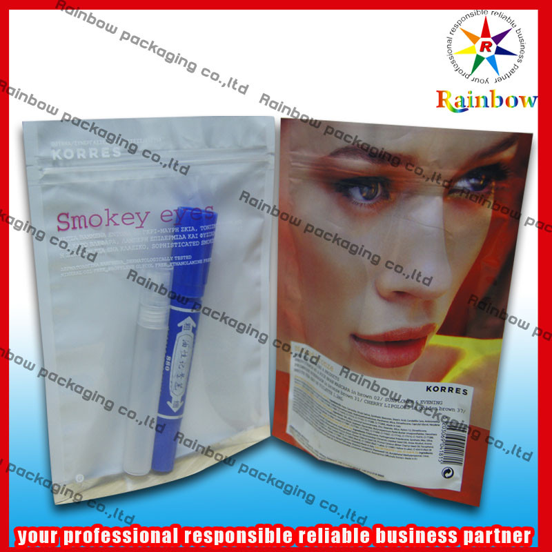 Torba do pakowania kosmetycznego z folii aluminiowej Bpa Free With Zip Lock