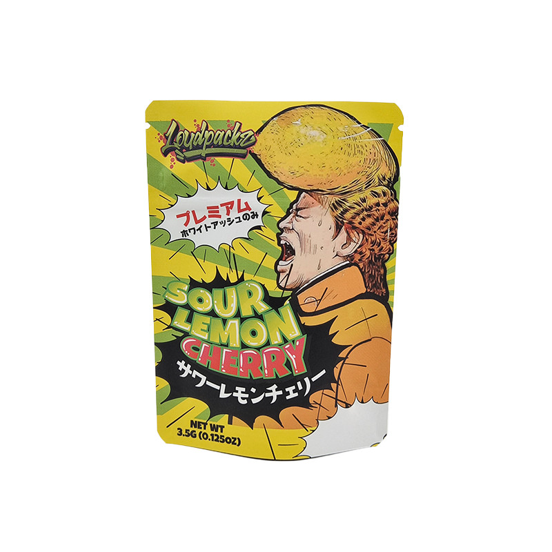 Stand Up Snack Food Plastikowa torba Zipper Mylar Pouch Opakowanie Cukierki Cookie