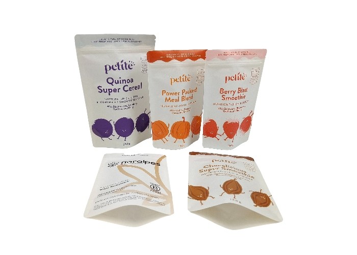 Biodegradowalne torby papierowe typu Kraft Woreczki do pakowania żywności