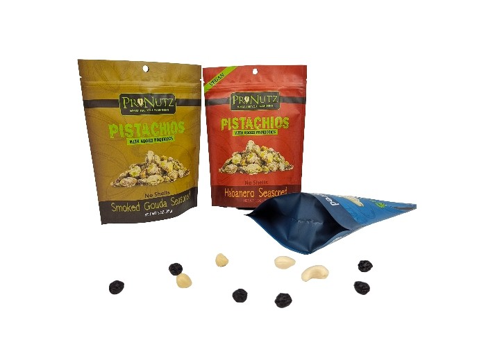 250g 500g 1kg Niestandardowa torba stojąca Matowa aluminiowa torebka do pakowania żywności