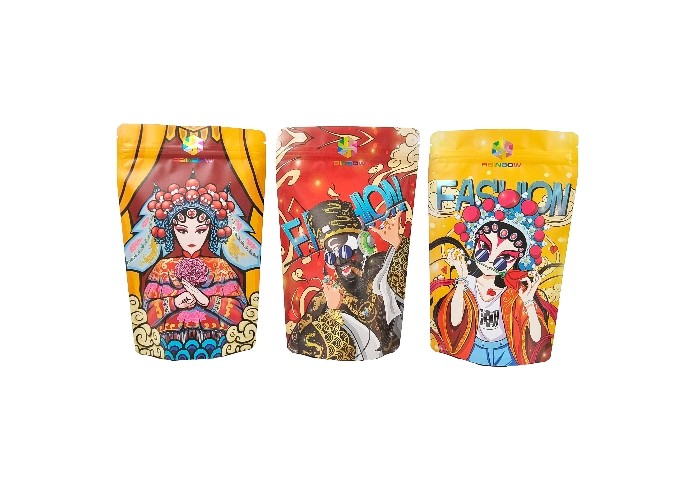 Przechowywanie deserów z orzechami ziemnymi i orzechami Stojące mylarowe torby na żywność z zamykanym zamkiem błyskawicznym