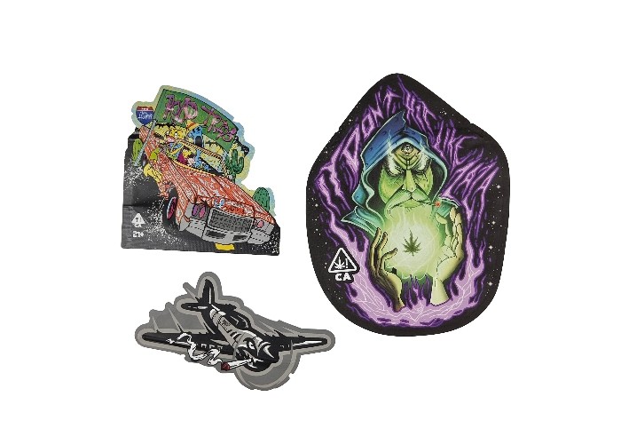 Miękkie w dotyku plastikowe torby z zamkiem błyskawicznym o gramaturze 3,5 g z mylaru i specjalnym nadrukiem cyfrowym