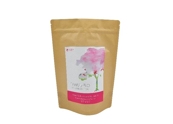 Biodegradowalne torebki stojące Torby do pakowania kawy z papieru pakowego na zamówienie